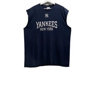 Vintage Navy New York Yankees Sleeveless Top